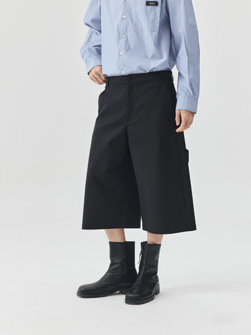 Clean-Cut Mid-Length Shorts