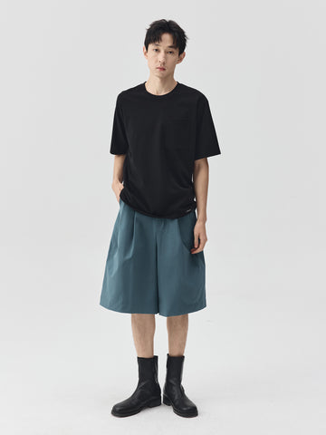 Solid Pocket Short-Sleeve T-Shirt
