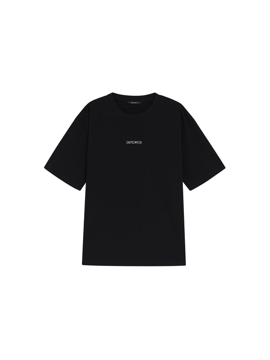 Slogan Print Boxy-Fit T-Shirt