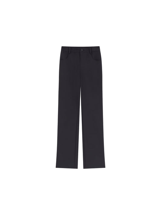 Minimal Slim Straight-Leg Trousers
